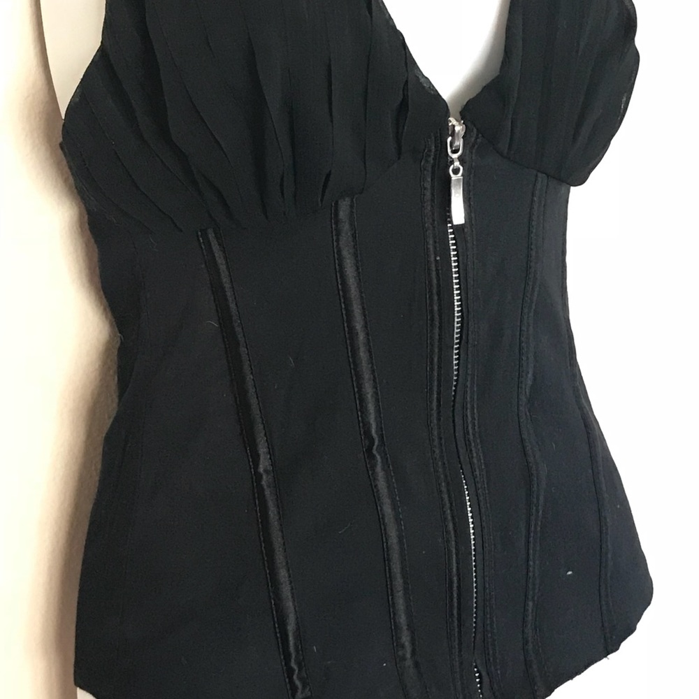 Black halter top